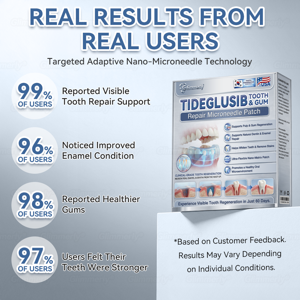 🦷𝐆𝐥𝐢𝐦𝐦𝐞𝐫𝐥𝐲® 𝐓𝐢𝐝𝐞𝐠𝐥𝐮𝐬𝐢𝐛 𝐓𝐨𝐨𝐭𝐡 & 𝐆𝐮𝐦 𝐑𝐞𝐩𝐚𝐢𝐫 𝐌𝐢𝐜𝐫𝐨𝐧𝐞𝐞𝐝𝐥𝐞 𝐏𝐚𝐭𝐜𝐡  | 𝐀𝐝𝐯𝐚𝐧𝐜𝐞𝐝 𝐒𝐭𝐞𝐦-𝐂𝐞𝐥𝐥 𝐀𝐜𝐭𝐢𝐯𝐚𝐭𝐢𝐨𝐧 𝐓𝐞𝐞𝐭𝐡 𝐒𝐭𝐫𝐢𝐩𝐬(🦷𝐑𝐞𝐛𝐮𝐢𝐥𝐝 𝐄𝐧𝐚𝐦𝐞𝐥 & 𝐃𝐞𝐧𝐭𝐢𝐧 • 𝐒𝐭𝐫𝐞𝐧𝐠𝐭𝐡𝐞𝐧 𝐆𝐮𝐦𝐬 • 𝐄𝐫𝐚𝐝𝐢𝐜𝐚𝐭𝐞 𝐓𝐚𝐫𝐭𝐚𝐫 & 𝐎𝐝𝐨𝐫 • 𝐒𝐭𝐨𝐩 𝐓𝐨𝐨𝐭𝐡 𝐒𝐞𝐧𝐬𝐢𝐭𝐢𝐯𝐢𝐭𝐲) ✈️