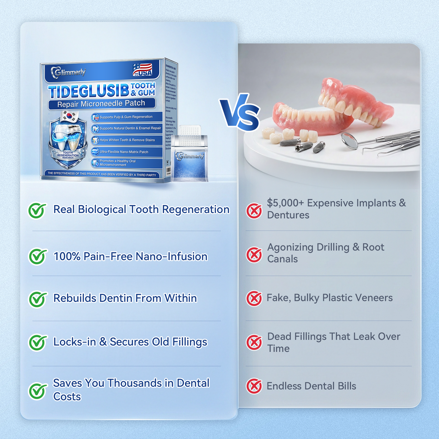 𝐆𝐥𝐢𝐦𝐦𝐞𝐫𝐥𝐲® 𝐓𝐢𝐝𝐞𝐠𝐥𝐮𝐬𝐢𝐛 𝐓𝐨𝐨𝐭𝐡 & 𝐆𝐮𝐦 𝐑𝐞𝐩𝐚𝐢𝐫 𝐌𝐢𝐜𝐫𝐨𝐧𝐞𝐞𝐝𝐥𝐞 𝐏𝐚𝐭𝐜𝐡🩹  | 𝐀𝐝𝐯𝐚𝐧𝐜𝐞𝐝 𝐒𝐭𝐞𝐦-𝐂𝐞𝐥𝐥 𝐀𝐜𝐭𝐢𝐯𝐚𝐭𝐢𝐨𝐧 𝐓𝐞𝐞𝐭𝐡 𝐒𝐭𝐫𝐢𝐩𝐬(🦷𝐑𝐞𝐛𝐮𝐢𝐥𝐝 𝐄𝐧𝐚𝐦𝐞𝐥 & 𝐃𝐞𝐧𝐭𝐢𝐧 • 𝐒𝐭𝐫𝐞𝐧𝐠𝐭𝐡𝐞𝐧 𝐆𝐮𝐦𝐬 • 𝐄𝐫𝐚𝐝𝐢𝐜𝐚𝐭𝐞 𝐓𝐚𝐫𝐭𝐚𝐫 & 𝐎𝐝𝐨𝐫 • 𝐒𝐭𝐨𝐩 𝐓𝐨𝐨𝐭𝐡 𝐒𝐞𝐧𝐬𝐢𝐭𝐢𝐯𝐢𝐭𝐲)🦷