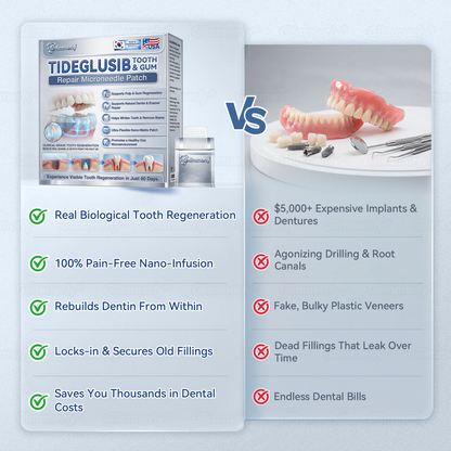 🦷𝐆𝐥𝐢𝐦𝐦𝐞𝐫𝐥𝐲® 𝐓𝐢𝐝𝐞𝐠𝐥𝐮𝐬𝐢𝐛 𝐓𝐨𝐨𝐭𝐡 & 𝐆𝐮𝐦 𝐑𝐞𝐩𝐚𝐢𝐫 𝐌𝐢𝐜𝐫𝐨𝐧𝐞𝐞𝐝𝐥𝐞 𝐏𝐚𝐭𝐜𝐡  | 𝐀𝐝𝐯𝐚𝐧𝐜𝐞𝐝 𝐒𝐭𝐞𝐦-𝐂𝐞𝐥𝐥 𝐀𝐜𝐭𝐢𝐯𝐚𝐭𝐢𝐨𝐧 𝐓𝐞𝐞𝐭𝐡 𝐒𝐭𝐫𝐢𝐩𝐬(🦷𝐑𝐞𝐛𝐮𝐢𝐥𝐝 𝐄𝐧𝐚𝐦𝐞𝐥 & 𝐃𝐞𝐧𝐭𝐢𝐧 • 𝐒𝐭𝐫𝐞𝐧𝐠𝐭𝐡𝐞𝐧 𝐆𝐮𝐦𝐬 • 𝐄𝐫𝐚𝐝𝐢𝐜𝐚𝐭𝐞 𝐓𝐚𝐫𝐭𝐚𝐫 & 𝐎𝐝𝐨𝐫 • 𝐒𝐭𝐨𝐩 𝐓𝐨𝐨𝐭𝐡 𝐒𝐞𝐧𝐬𝐢𝐭𝐢𝐯𝐢𝐭𝐲) ✈️