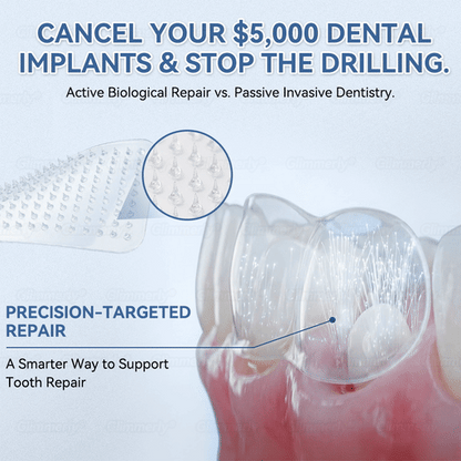 🦷𝐆𝐥𝐢𝐦𝐦𝐞𝐫𝐥𝐲® 𝐓𝐢𝐝𝐞𝐠𝐥𝐮𝐬𝐢𝐛 𝐓𝐨𝐨𝐭𝐡 & 𝐆𝐮𝐦 𝐑𝐞𝐩𝐚𝐢𝐫 𝐌𝐢𝐜𝐫𝐨𝐧𝐞𝐞𝐝𝐥𝐞 𝐏𝐚𝐭𝐜𝐡  | 𝐀𝐝𝐯𝐚𝐧𝐜𝐞𝐝 𝐒𝐭𝐞𝐦-𝐂𝐞𝐥𝐥 𝐀𝐜𝐭𝐢𝐯𝐚𝐭𝐢𝐨𝐧 𝐓𝐞𝐞𝐭𝐡 𝐒𝐭𝐫𝐢𝐩𝐬(🦷𝐑𝐞𝐛𝐮𝐢𝐥𝐝 𝐄𝐧𝐚𝐦𝐞𝐥 & 𝐃𝐞𝐧𝐭𝐢𝐧 • 𝐒𝐭𝐫𝐞𝐧𝐠𝐭𝐡𝐞𝐧 𝐆𝐮𝐦𝐬 • 𝐄𝐫𝐚𝐝𝐢𝐜𝐚𝐭𝐞 𝐓𝐚𝐫𝐭𝐚𝐫 & 𝐎𝐝𝐨𝐫 • 𝐒𝐭𝐨𝐩 𝐓𝐨𝐨𝐭𝐡 𝐒𝐞𝐧𝐬𝐢𝐭𝐢𝐯𝐢𝐭𝐲) ✈️