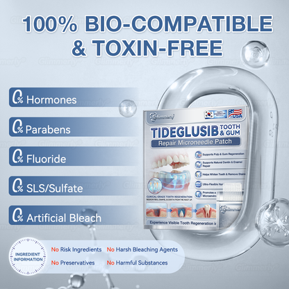🦷𝐆𝐥𝐢𝐦𝐦𝐞𝐫𝐥𝐲® 𝐓𝐢𝐝𝐞𝐠𝐥𝐮𝐬𝐢𝐛 𝐓𝐨𝐨𝐭𝐡 & 𝐆𝐮𝐦 𝐑𝐞𝐩𝐚𝐢𝐫 𝐌𝐢𝐜𝐫𝐨𝐧𝐞𝐞𝐝𝐥𝐞 𝐏𝐚𝐭𝐜𝐡  | 𝐀𝐝𝐯𝐚𝐧𝐜𝐞𝐝 𝐒𝐭𝐞𝐦-𝐂𝐞𝐥𝐥 𝐀𝐜𝐭𝐢𝐯𝐚𝐭𝐢𝐨𝐧 𝐓𝐞𝐞𝐭𝐡 𝐒𝐭𝐫𝐢𝐩𝐬(🦷𝐑𝐞𝐛𝐮𝐢𝐥𝐝 𝐄𝐧𝐚𝐦𝐞𝐥 & 𝐃𝐞𝐧𝐭𝐢𝐧 • 𝐒𝐭𝐫𝐞𝐧𝐠𝐭𝐡𝐞𝐧 𝐆𝐮𝐦𝐬 • 𝐄𝐫𝐚𝐝𝐢𝐜𝐚𝐭𝐞 𝐓𝐚𝐫𝐭𝐚𝐫 & 𝐎𝐝𝐨𝐫 • 𝐒𝐭𝐨𝐩 𝐓𝐨𝐨𝐭𝐡 𝐒𝐞𝐧𝐬𝐢𝐭𝐢𝐯𝐢𝐭𝐲) ✈️