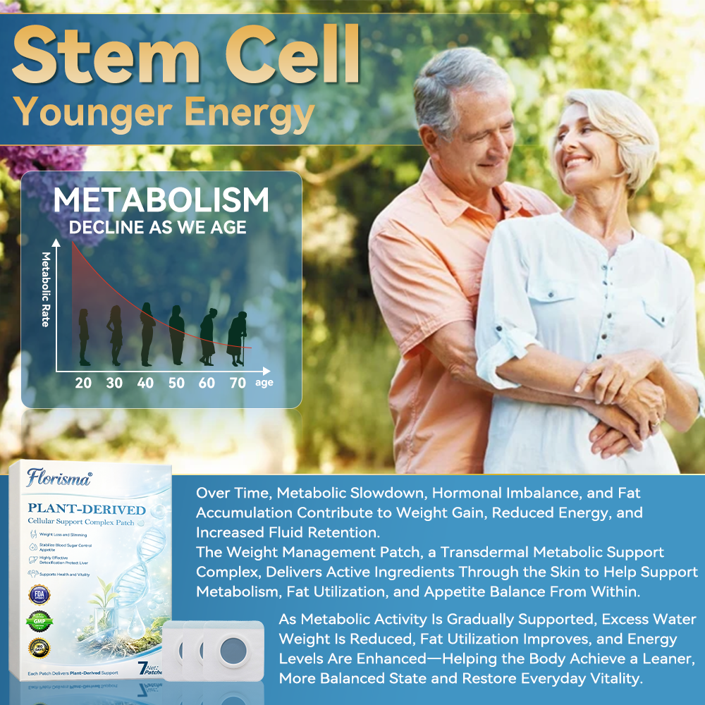 Florisma® Plant-Derived Cellular Support Complex Patch🩹 (Targets Bloating & Supports Weight Management)💧