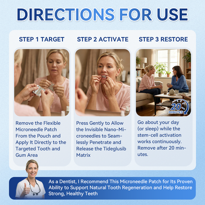 𝐆𝐥𝐢𝐦𝐦𝐞𝐫𝐥𝐲® 𝐓𝐢𝐝𝐞𝐠𝐥𝐮𝐬𝐢𝐛 𝐓𝐨𝐨𝐭𝐡 & 𝐆𝐮𝐦 𝐑𝐞𝐩𝐚𝐢𝐫 𝐌𝐢𝐜𝐫𝐨𝐧𝐞𝐞𝐝𝐥𝐞 𝐏𝐚𝐭𝐜𝐡🩹  | 𝐀𝐝𝐯𝐚𝐧𝐜𝐞𝐝 𝐒𝐭𝐞𝐦-𝐂𝐞𝐥𝐥 𝐀𝐜𝐭𝐢𝐯𝐚𝐭𝐢𝐨𝐧 𝐓𝐞𝐞𝐭𝐡 𝐒𝐭𝐫𝐢𝐩𝐬(🦷𝐑𝐞𝐛𝐮𝐢𝐥𝐝 𝐄𝐧𝐚𝐦𝐞𝐥 & 𝐃𝐞𝐧𝐭𝐢𝐧 • 𝐒𝐭𝐫𝐞𝐧𝐠𝐭𝐡𝐞𝐧 𝐆𝐮𝐦𝐬 • 𝐄𝐫𝐚𝐝𝐢𝐜𝐚𝐭𝐞 𝐓𝐚𝐫𝐭𝐚𝐫 & 𝐎𝐝𝐨𝐫 • 𝐒𝐭𝐨𝐩 𝐓𝐨𝐨𝐭𝐡 𝐒𝐞𝐧𝐬𝐢𝐭𝐢𝐯𝐢𝐭𝐲)🦷