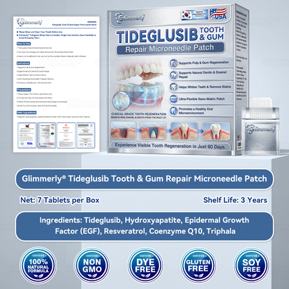 🦷𝐆𝐥𝐢𝐦𝐦𝐞𝐫𝐥𝐲® 𝐓𝐢𝐝𝐞𝐠𝐥𝐮𝐬𝐢𝐛 𝐓𝐨𝐨𝐭𝐡 & 𝐆𝐮𝐦 𝐑𝐞𝐩𝐚𝐢𝐫 𝐌𝐢𝐜𝐫𝐨𝐧𝐞𝐞𝐝𝐥𝐞 𝐏𝐚𝐭𝐜𝐡  | 𝐀𝐝𝐯𝐚𝐧𝐜𝐞𝐝 𝐒𝐭𝐞𝐦-𝐂𝐞𝐥𝐥 𝐀𝐜𝐭𝐢𝐯𝐚𝐭𝐢𝐨𝐧 𝐓𝐞𝐞𝐭𝐡 𝐒𝐭𝐫𝐢𝐩𝐬(🦷𝐑𝐞𝐛𝐮𝐢𝐥𝐝 𝐄𝐧𝐚𝐦𝐞𝐥 & 𝐃𝐞𝐧𝐭𝐢𝐧 • 𝐒𝐭𝐫𝐞𝐧𝐠𝐭𝐡𝐞𝐧 𝐆𝐮𝐦𝐬 • 𝐄𝐫𝐚𝐝𝐢𝐜𝐚𝐭𝐞 𝐓𝐚𝐫𝐭𝐚𝐫 & 𝐎𝐝𝐨𝐫 • 𝐒𝐭𝐨𝐩 𝐓𝐨𝐨𝐭𝐡 𝐒𝐞𝐧𝐬𝐢𝐭𝐢𝐯𝐢𝐭𝐲) ✈️