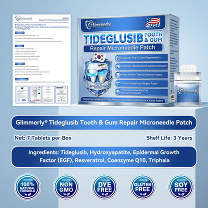 𝐆𝐥𝐢𝐦𝐦𝐞𝐫𝐥𝐲® 𝐓𝐢𝐝𝐞𝐠𝐥𝐮𝐬𝐢𝐛 𝐓𝐨𝐨𝐭𝐡 & 𝐆𝐮𝐦 𝐑𝐞𝐩𝐚𝐢𝐫 𝐌𝐢𝐜𝐫𝐨𝐧𝐞𝐞𝐝𝐥𝐞 𝐏𝐚𝐭𝐜𝐡🩹  | 𝐀𝐝𝐯𝐚𝐧𝐜𝐞𝐝 𝐒𝐭𝐞𝐦-𝐂𝐞𝐥𝐥 𝐀𝐜𝐭𝐢𝐯𝐚𝐭𝐢𝐨𝐧 𝐓𝐞𝐞𝐭𝐡 𝐒𝐭𝐫𝐢𝐩𝐬(🦷𝐑𝐞𝐛𝐮𝐢𝐥𝐝 𝐄𝐧𝐚𝐦𝐞𝐥 & 𝐃𝐞𝐧𝐭𝐢𝐧 • 𝐒𝐭𝐫𝐞𝐧𝐠𝐭𝐡𝐞𝐧 𝐆𝐮𝐦𝐬 • 𝐄𝐫𝐚𝐝𝐢𝐜𝐚𝐭𝐞 𝐓𝐚𝐫𝐭𝐚𝐫 & 𝐎𝐝𝐨𝐫 • 𝐒𝐭𝐨𝐩 𝐓𝐨𝐨𝐭𝐡 𝐒𝐞𝐧𝐬𝐢𝐭𝐢𝐯𝐢𝐭𝐲)💎
