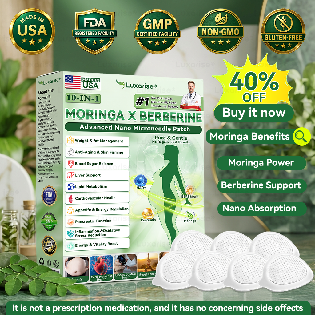 𝑶𝒇𝒇𝒊𝒄𝒊𝒂𝒍 𝑺𝒕𝒐𝒓𝒆  | 👩‍⚕️ 𝑳𝒖𝒙𝒂𝒓𝒊𝒔𝒆® 𝑴𝒐𝒓𝒊𝒏𝒈𝒂 & 𝑩𝒆𝒓𝒃𝒆𝒓𝒊𝒏𝒆 10-𝑰𝑵-1 𝑨𝒅𝒗𝒂𝒏𝒄𝒆𝒅 𝑵𝒂𝒏𝒐 𝑴𝒊𝒄𝒓𝒐𝒏𝒆𝒆𝒅𝒍𝒆 𝑷𝒂𝒕𝒄𝒉 (𝐎𝐧𝐜𝐞 𝐃𝐚𝐢𝐥𝐲, 𝐯𝐢𝐬𝐢𝐛𝐥𝐞 𝐜𝐡𝐚𝐧𝐠𝐞𝐬 𝐢𝐧 𝟕 𝐝𝐚𝐲𝐬）🩹 𝐎𝐛𝐞𝐬𝐢𝐭𝐲, 𝐃𝐢𝐚𝐛𝐞𝐭𝐞𝐬, 𝐒𝐥𝐞𝐞𝐩 𝐀𝐩𝐧𝐞𝐚, 𝐀𝐧𝐝 𝐉𝐨𝐢𝐧𝐭 𝐈𝐬𝐬𝐮𝐞𝐬💚