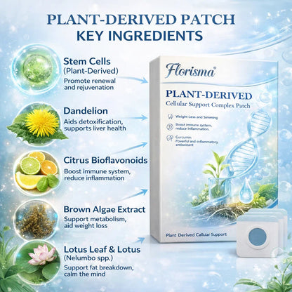 Florisma® Plant-Derived Cellular Support Complex Patch🩹 (Targets Bloating & Supports Weight Management)💧
